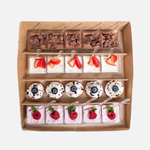 Набор фуршетный Сладкая симфония 45г*5шт/ 32г*5шт/40г*5шт/36г*5шт