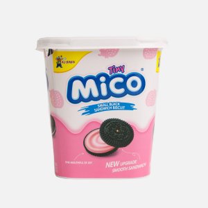 Печенье Тини Мико смолл блэк Макарун/Сэндвич со вкус йогурта 88г