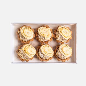 Набор фуршетный Закуска Корзиночка ржаная и салат Министерский 50г*6шт