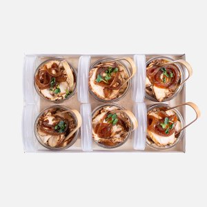 Набор фуршетный Закуска из филе кур под луковым маринадом 50г*6шт