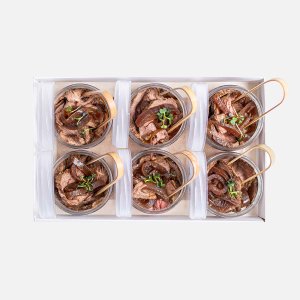 Набор фуршетный Закуска Ростбиф холодный маринованный 50г*6шт