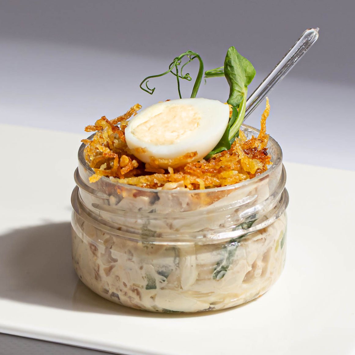 Набор фуршетный Салат Гнездо глухаря с курицей 80г*6шт