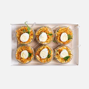 Набор фуршетный Салат Гнездо глухаря с курицей 80г*6шт