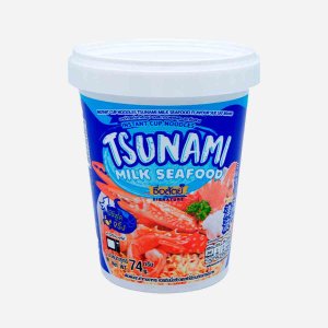 Лапша Суе Сат Цунами со вкус слив супа с морепродуктами 74г