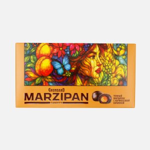 Конфеты Грондар Темный марципан с абрикосом 126г