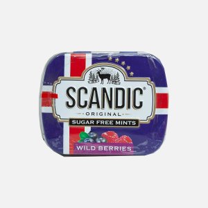 Конфеты Скандик Лесные ягоды без сахара 14г