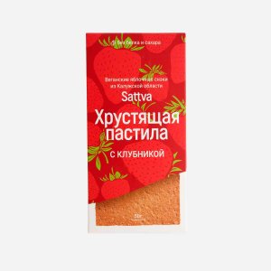 Пастила Саттва хрустящая с клубникой 50г