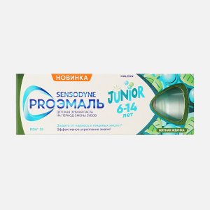 Зубная пастаСенсодинПроЭмальДжуниор со вкусом мятная жвачка 50мл