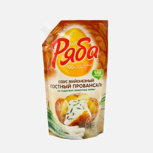 Соус Ряба майонезный Постный Провансаль 50% дой/пак 372г