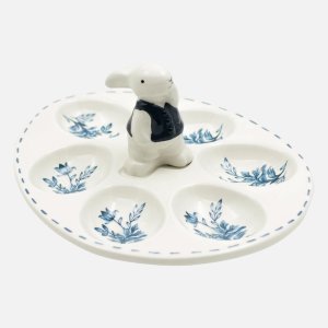 Блюдо Лефард для 6 яиц Сандей 20,5*16*8см керамика 358-2372