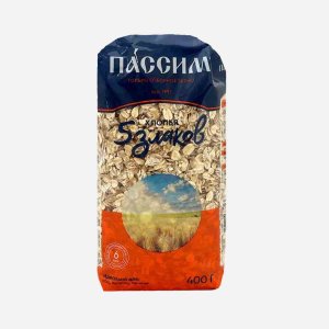 Хлопья Пассим 5 злаков зерновые к/к 400г