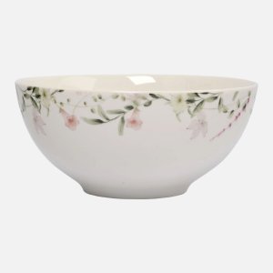 Салатник Анна Лафарг Кролик в цветах700мл белый 16х7см фарфор