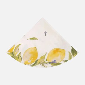 Салфетки Анна Лафарг Палермо круглые Лимоны бел 33см бум 20шт