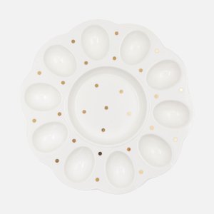 Тарелка для 10-ти яиц фарфор L25,5 W25,5 H2,5см 799213