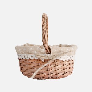 Корзина L24 W20 H25/11,5см дерево 819161