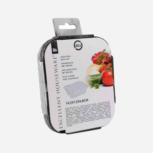 Набор Купман Миска для гриля алюм с картонной крышкой 14,5х12х5см 10шт