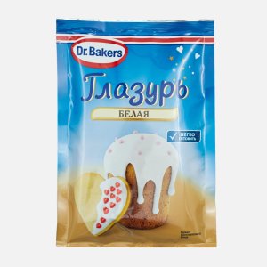 Глазурь ДрБейкерс белая 90г 