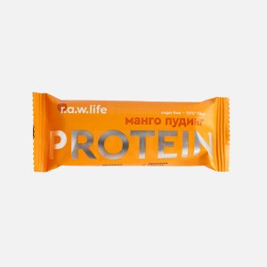 Батончик Рав Лайф Манго/пудинг протеиновый 46г
