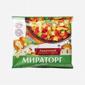 Смесь Мираторг Азиатский жареный рис с курицей с/м 400г