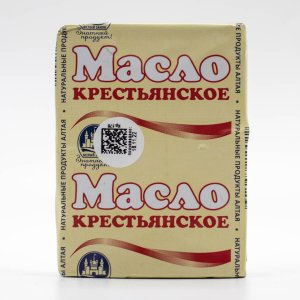 Масло Белый замок Крестьянское сладко-сливочное несоленое 72.5% фольга 170г