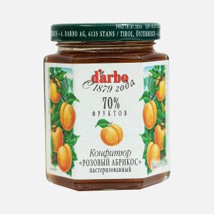 Конфитюр Д'Арбо Розовый абрикос 200г