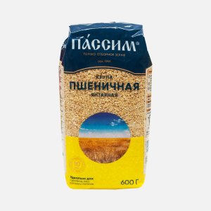 Крупа Пассим Пшеничная янтарная пл/пак 600г