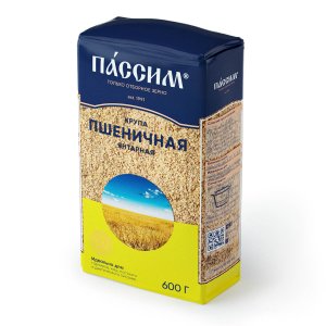 Крупа Пассим Пшеничная янтарная пл/пак 600г