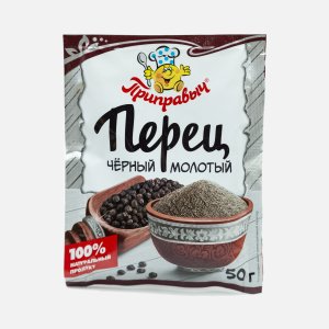 Перец Приправыч черный молотый 50г