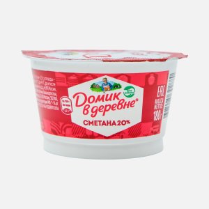Сметана Домик в деревне 20% пл/ст 180г