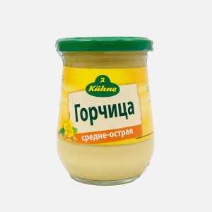 Горчица Кюне Средне-острая ст/б 250мл