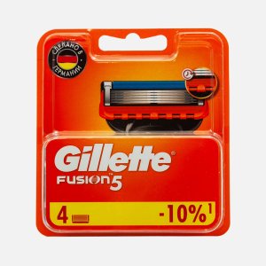 Кассеты для станка Жиллетт Фьюжн 4шт