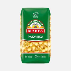 Мак. изд. Макфа Ракушки пл/уп 400-450г