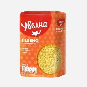 Пшено Увелка отборное шлифованное пл/пак 800г
