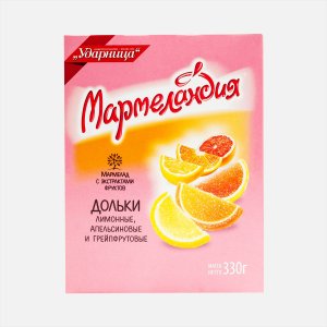 Мармелад Мармеландия Апель/Лим/Грейп дольк 330г
