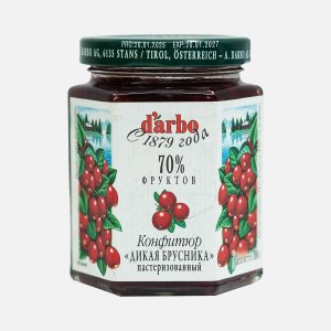 Конфитюр Д'Арбо Дикая брусника ст/б 200г
