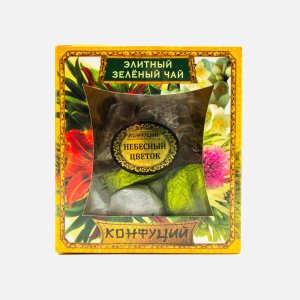 Чай Конфуций Небесный цветок зеленый ст/б 68г