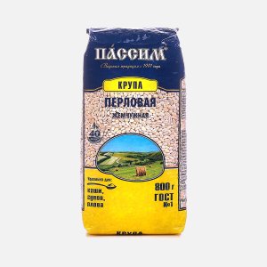 Перловая крупа Пассим пл/пак 800г