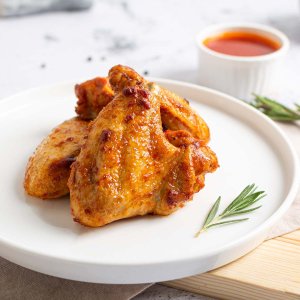 Крылышки куриные под маринадом жареные вес