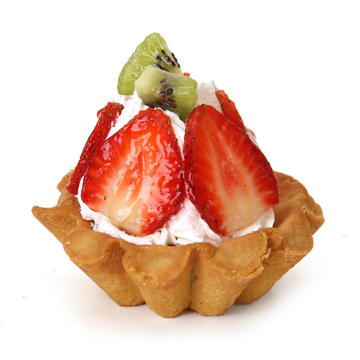 Пирожное Корзиночка с клубникой 110г Пирожное Корзиночка с клубникой 110г