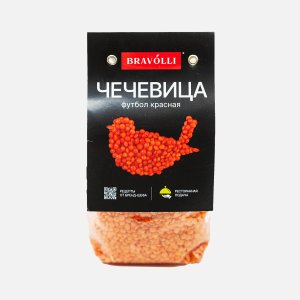 Чечевица Браволли Футбол красная 350г