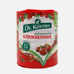 Хлебцы Др Корнер Злаковый коктейль клюквенный пл/уп 100г
