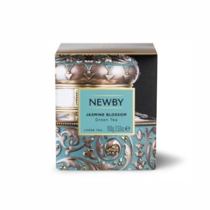 Чай Ньюби Цветок Жасмина зеленый листовой 100г