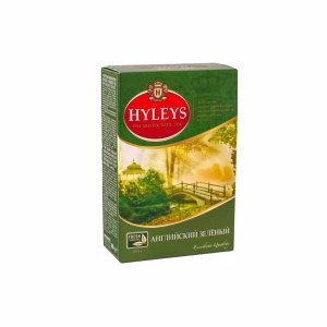 Чай Хэйлис Английский зеленый лист к/к 100г