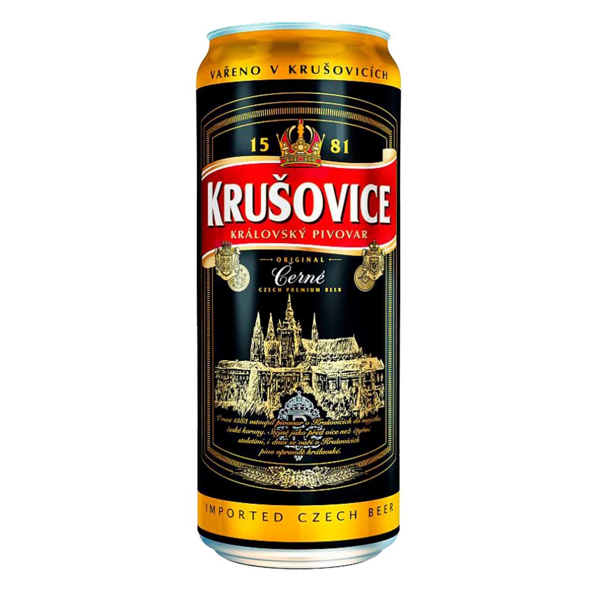 Пиво Крушовице темное 3.8% ж/б 0,5л