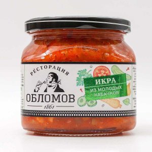Икра Ресторация Обломов из молодых кабачков ст/б 420г