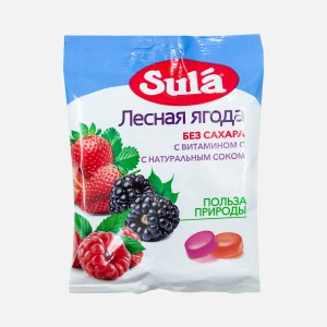 Леденцы Зула Лесные ягоды 60г