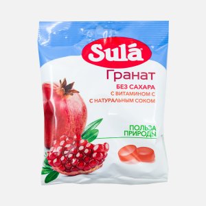 Леденцы Зула гранат 60г
