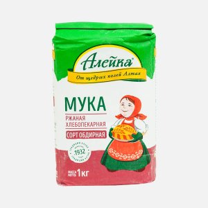 Мука ржаная обдирная пак 1кг (Алейск ЗП)
