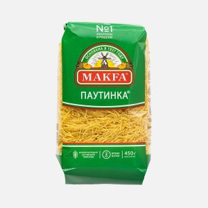 Мак. изд. Макфа Вермишель Паутинка пл/уп 400-450г
