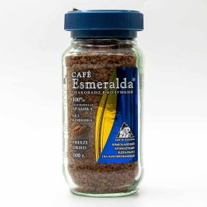 Кофе Эсмеральда растворимый без кофеина ст/б 100г
